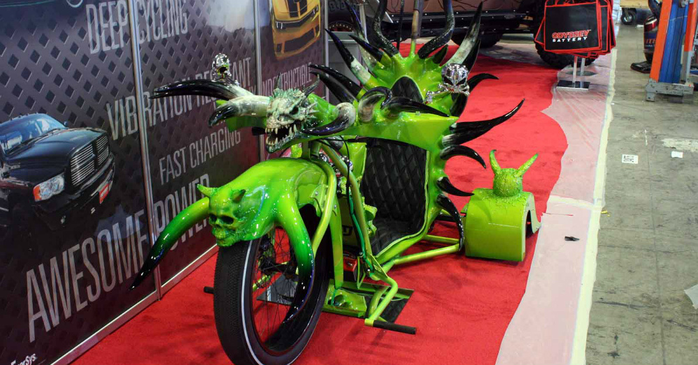 2016 SEMA Green Tricycle